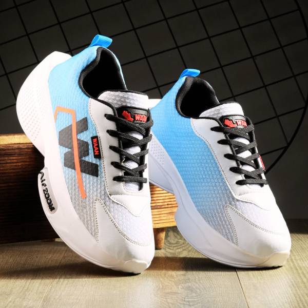 WAAN Comfy White sports running shoes for men and boys Running Shoes For Men