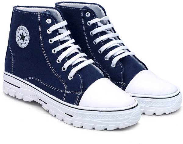 Canvas shoes ankle discount length