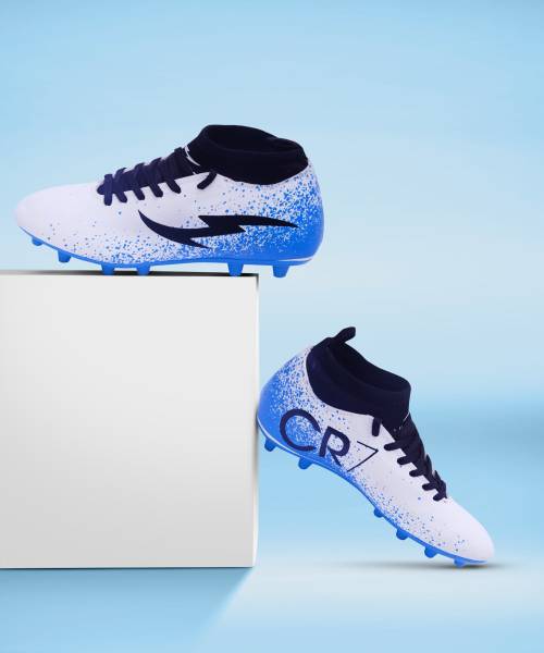 CR7 Juventus CR7 Juventus Ronaldo Ankle Studs White Football Shoes
