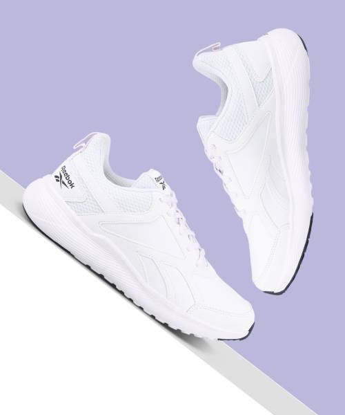 REEBOK White Safari Running Shoes For Men