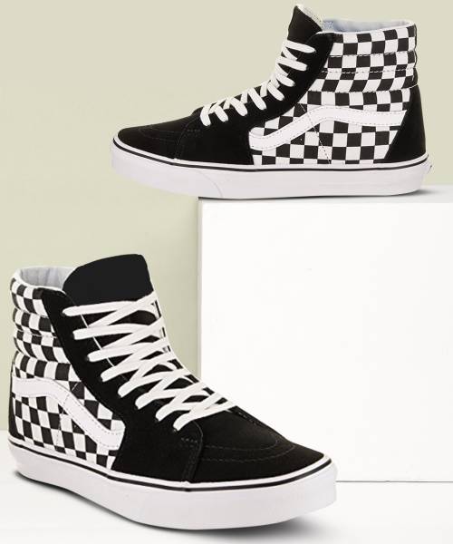 Checkered high tops outlet