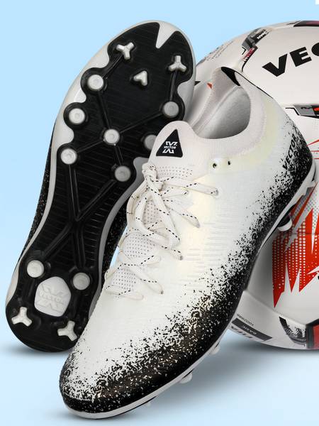 VECTOR X Genius 3D Texture TPU Fusing Upper with TPU Sole Primeknit Sock for Grip Football Shoes For Men