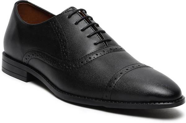 LOUIS STITCH Black Oxford Lace Up Shoes for Men RGOXJB UK 11 Oxford For Men