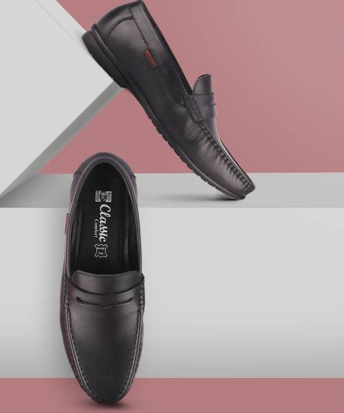 Red shop chief loafers