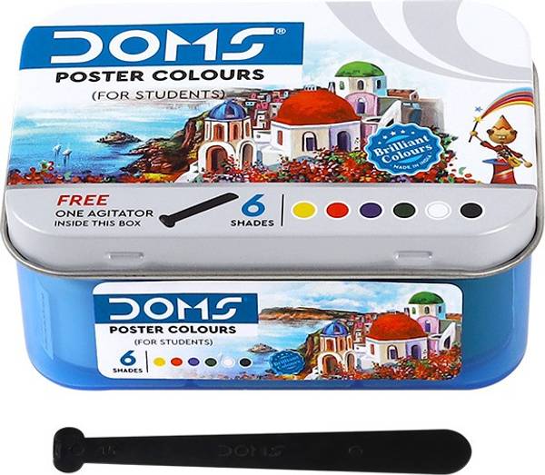 DOMS Poster Colours - Multicolour (6 Shades)
