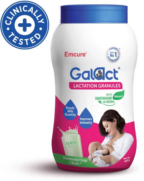 Galact Shatavari Elaichi Flavour Lactation Granules By Emcure Pharma