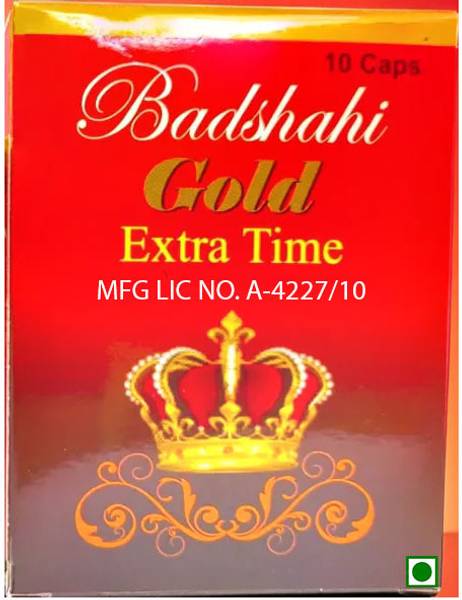 Rana Herbals BADSHAHI GOLD EXTRA TIME 10 CAPSULES