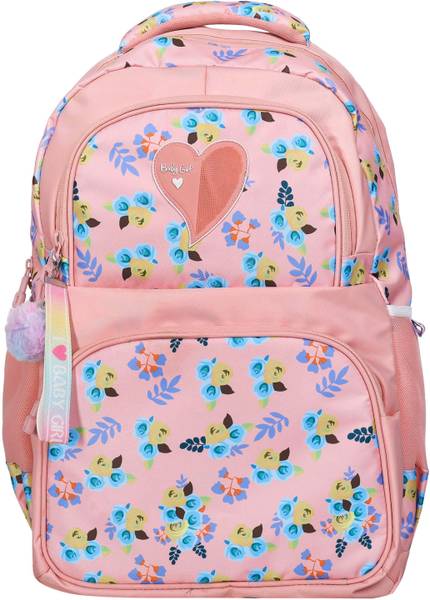 Stryker Floral Print School bag for Nursery To 1st Class, Tuition, College bag for girls 28 L Laptop Backpack