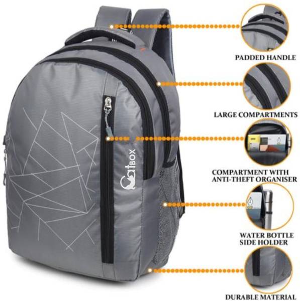 Catbox 35 L Casual Lightweight Bays & Girls School Bag Laptop Bag 25 L Backpack