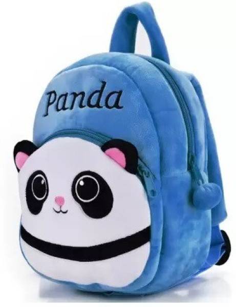 Panda Premium Quality Soft Children, Kids, Baby, Velvet Traveling & 1 NEW School Bag (Multicolor, 10 L) School Bag (Blue, 10 L) Waterproof School Bag ...