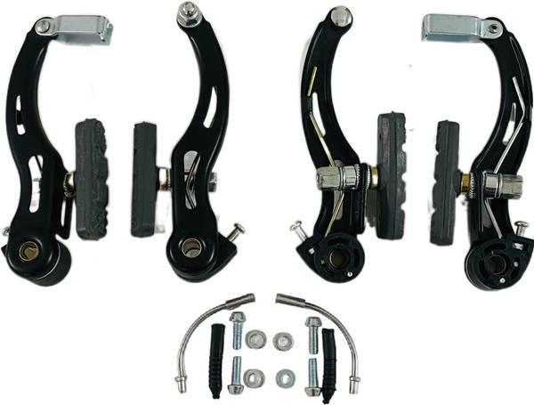ShreNik Cycle V Brakes Front Rear Set Alloy Power Brakes Set For