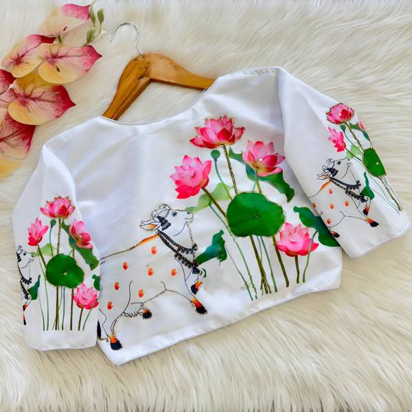 Blouseji Round Neck Women Blouse