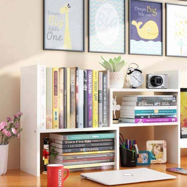 OFIXO Engineered Wood Open Book Shelf
