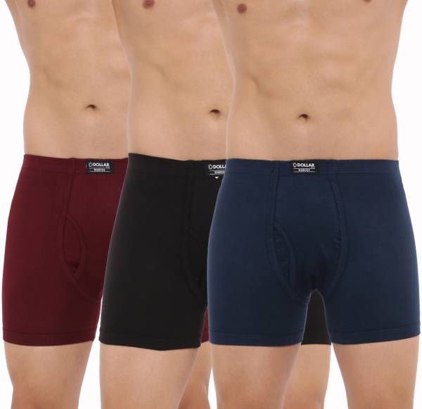 Dollar Bigboss Men Combed Cotton Plush-Backed Waistband Brief