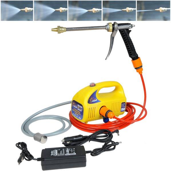 SUNICE Car Pressure washer Bike,House Cleaning, 80 W portable & Auto-Cut Function Spray Gun