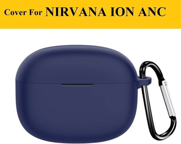 Boat Nirvana ION ANC PRO Case Cover| Shock Proof Case Durable Silicone Case Cover Silicon Back Cover