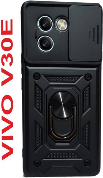 Jethuri Back Cover for VIVO V30E 5G, Camera slider case with ring stand