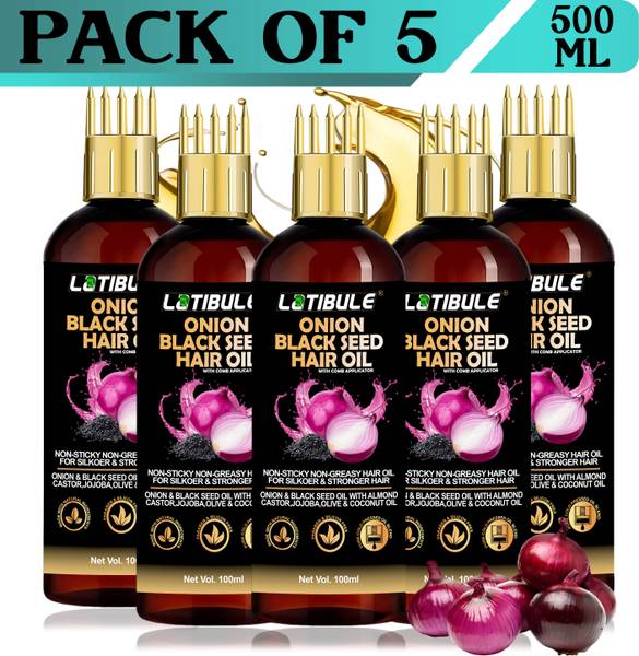 Latibule Red onion Hair Oil Non Sticky, Non Greasy and Long Lasting