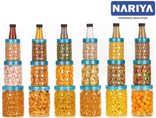 nariya Plastic Grocery Container - 1200 ml, 650 ml, 350 ml, 125 ml