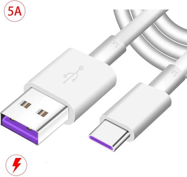 50W/5A FAST CHARGING CABLE TYPE C SUPPORT/ VOOC/ DART/ DASH/ WARP/ FLASH/ TURBO/ 1.002 m USB Type C Cable
