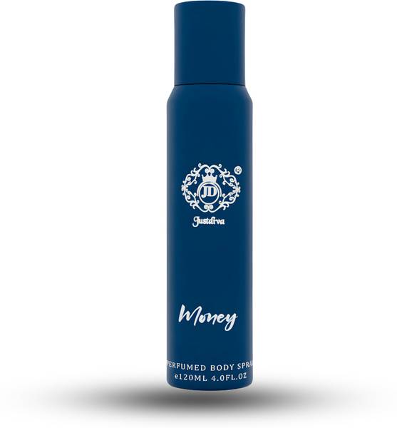 JUST DIVA Money Long Lasting No Gas Deodorant Spray - For Men