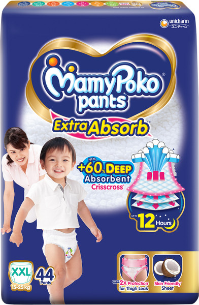 MamyPoko Pants Extra Absorb Baby Diapers,15-25 kg - XXL