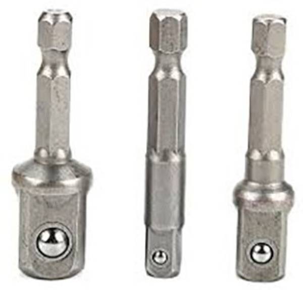 RDX Steel Socket Adapter Hex Shank to 1/4