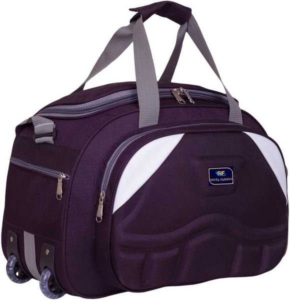 SKYFA FASHION (Expandable) Expandable waterproof Synthetic Duffel With Wheels (Strolley)