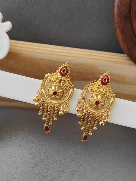 Original shop gold earrings