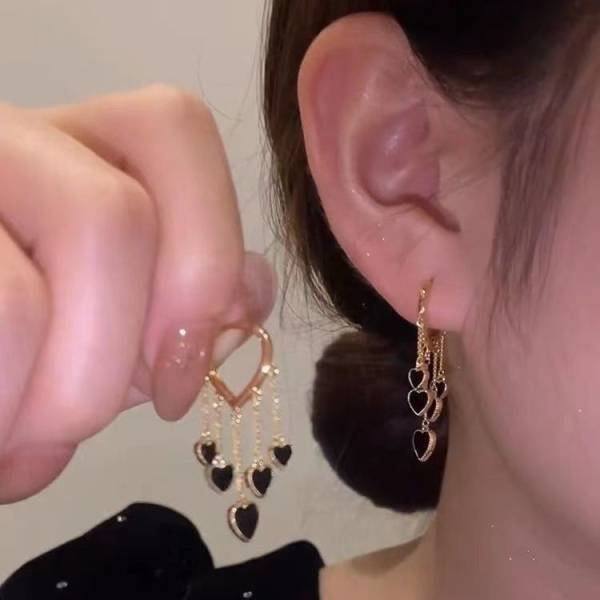 Metal Tassel Earring