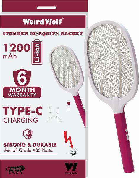 Killato by Weird Wolf Mosquito Bat Racket Electric Insect Killer