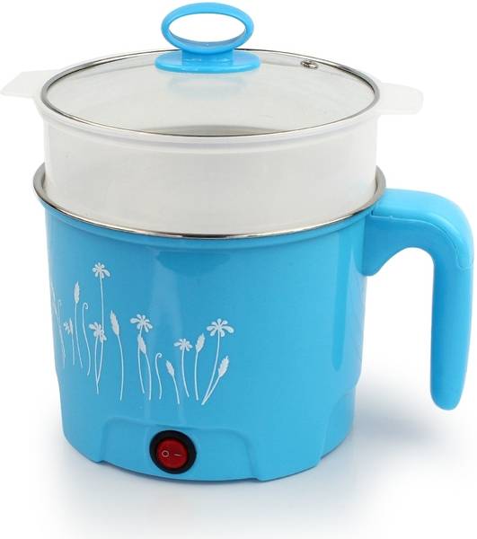 CREATION BAZAAR Electric 1.5 Litre Multi Cooker Kettle, Concealed Base, Noodle Maker Egg Boiler Multi Cooker Electric Kettle