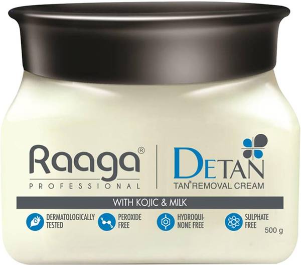 The Pro Homes Raaga Professional De-Tan Pack | Tan Removal Cream with Kojic and Milk