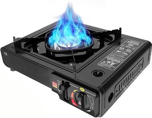 STARVOKES Portable Gas Stove For Home And Travel Stainless Steel Manual Gas Stove