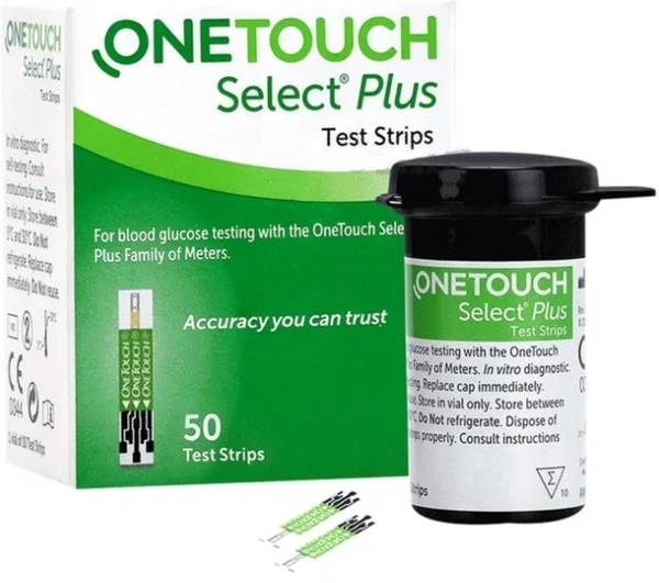 Olweldz OneTouch Select Plus 50 Test Strips 50 Glucometer Strips