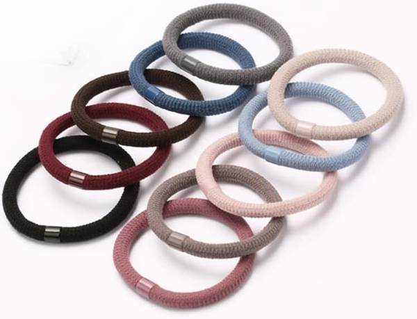 Anna Stella 10Pieces Korean Style Baby Girl Mini Elastic Soft Rubber Hair Band ponytail Band Rubber Band