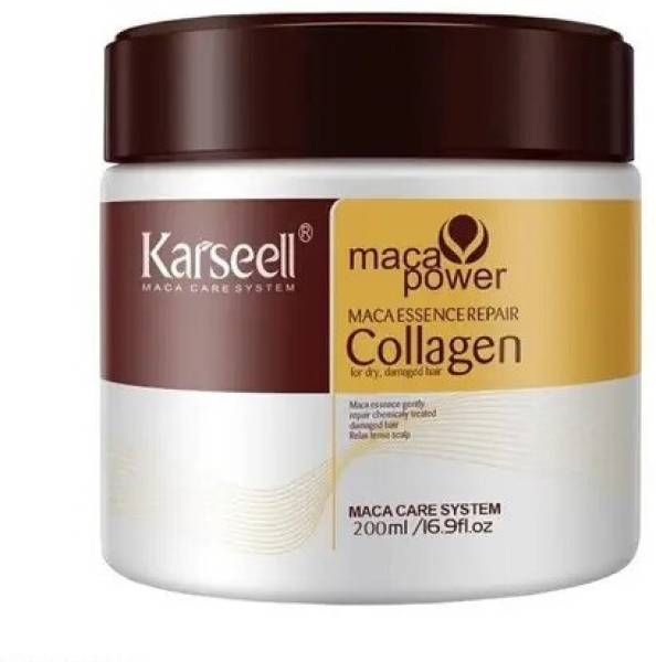 blestaaa essentialss KARSEELL MAGICAL Collagen Hair MASK for Dry Damaged Hair All Types Hair (250GM)