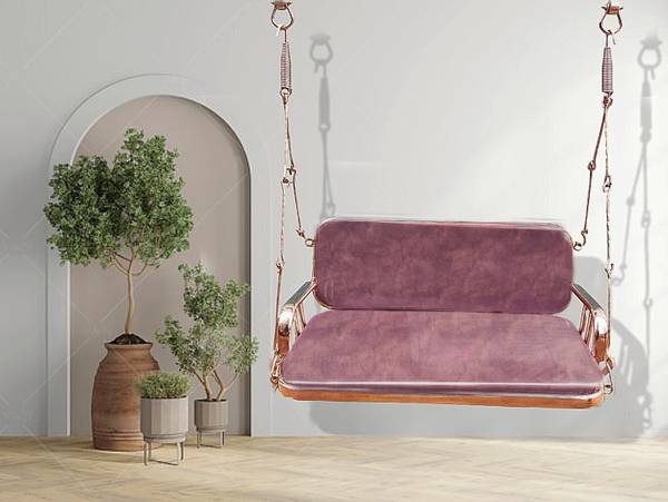 BSF 2 seater jhula Stainless Steel Small Swing