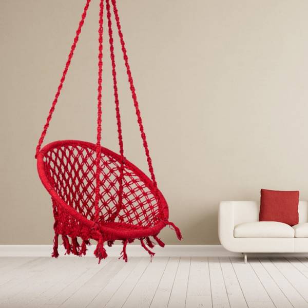 Swingzy Soft Hanging Swing for Adults/Hammock Swing/Swing For Balcony/Swing Chair/ Cotton Large Swing