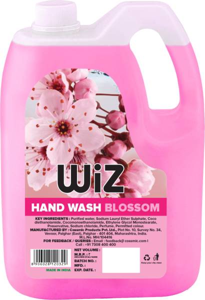 Wiz Blossom Handwash Liquid Soap Refill Can - 5L | Germ Protection Hand Wash Can