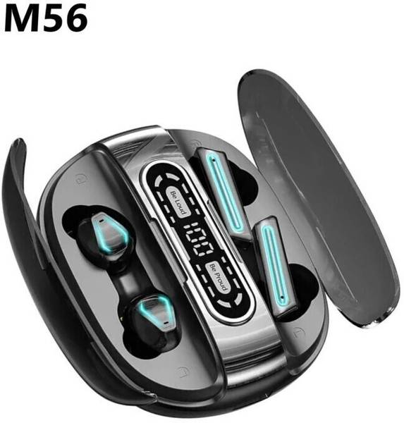 Digiwins M56 Couple buds Unbeatable 40H Playtime, ASAP Charge | V5.3 AI Calling Headphone Bluetooth