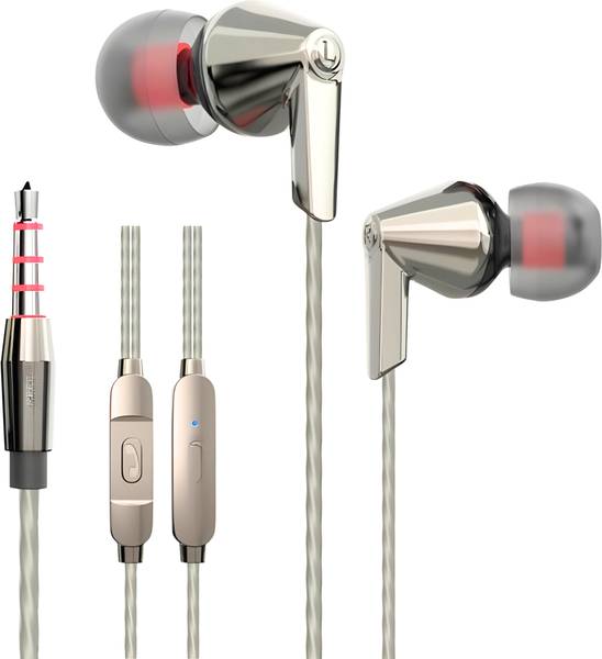 NS WORLD Zeno Wired Headphones with Mic|High BASS|Dual Mic|Gaming Earphone Wired