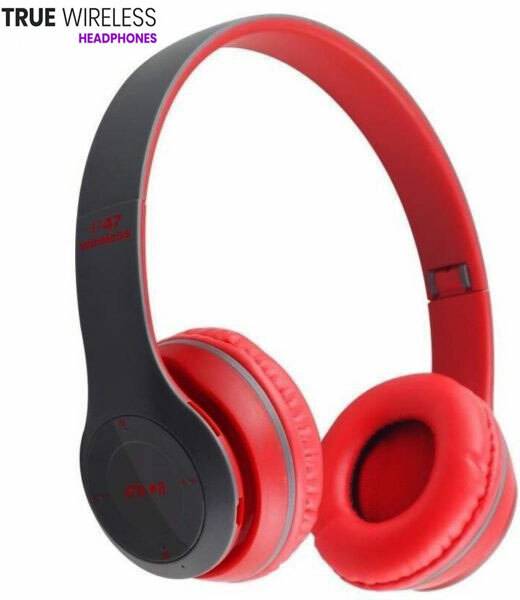 Worricow Wireless Headphones with Microphone Stereo FM MemoryCard Bluetooth Wired Headset Bluetooth