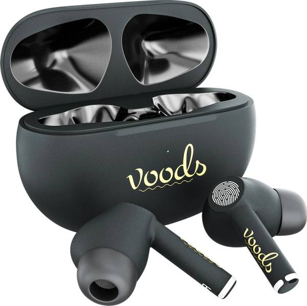 Voods V airbuds - Pro, ANC Wireless Earbuds, 70hrs Playback IP65-Water&Dust Resistant Bluetooth