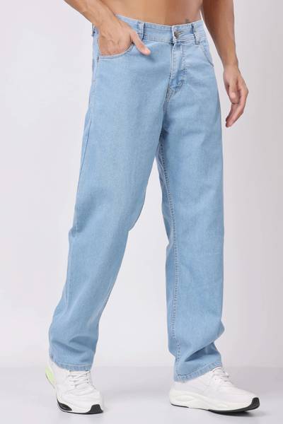 ZAYSH Loose Fit Men Light Blue Jeans
