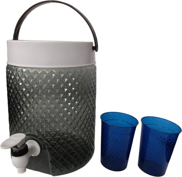 SKP Plastic Water and Drinks Serving 4500 ml Jug Set With Serving 2 Glass Set Jug Glass Set