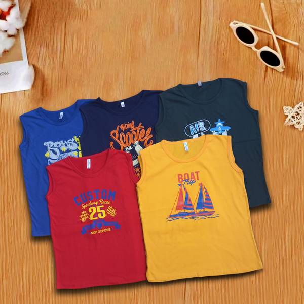 SBN Newlifestyle Boys Printed Pure Cotton Regular T Shirt