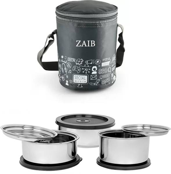 Zillara Tiffin box universal tiffin bag 2300ml, 1400ml with Bag