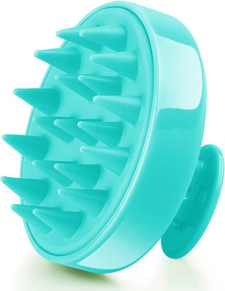 UMA KHODAL Scalp Massager, Shower Scrubber Tool for Hair Growth, Wheat Straw Hair Products With Soft Silicon Brush Head, Dandruff Removal, Prevents Ha...