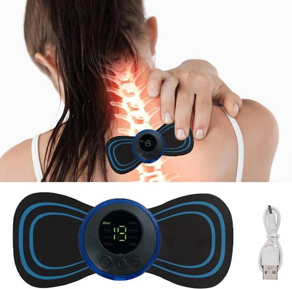 Uborn Body Massager Machine for Pain Relief Wireless Vibrating Massager EMS  Massager Mini Massager Butterfly Massager for Shoulder Legs Massage  Massag... - Price History